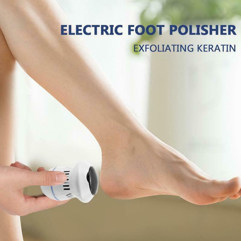 Electric Foot Grinder Vacuum Callus Remover Foot Pedicure Tools Rechargeable Foot Files Clean Tools for Hard Cracked Skin