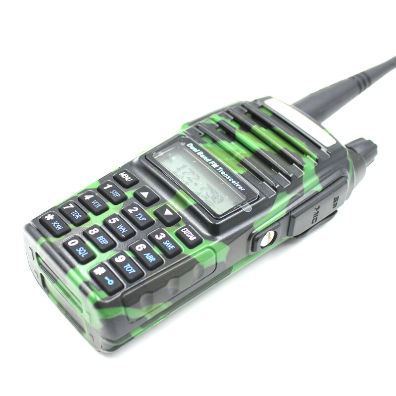 BaoFeng-walkie-talkie UV-82 Original, Radio bidireccional, 5W, 136-174MHz y 400-520MHz, uv-82 Ham