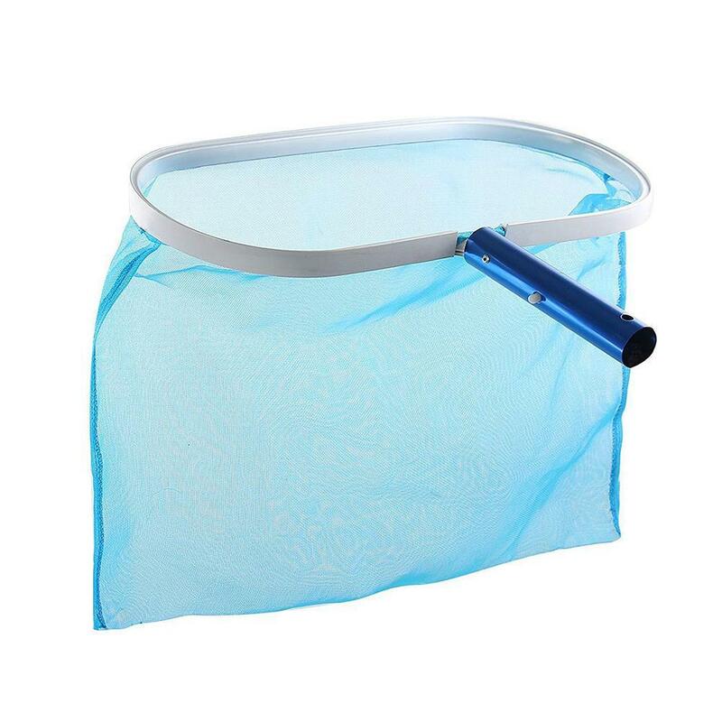 Swimming Pool Cleaning Net with Telescopic Rod Professional Fountain Pool Tools Leaves Garbage Outdoor Mesh Clean Cleaner J3P2