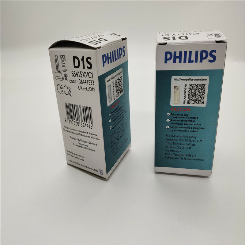 Spedizione gratuita 1Pc & 2Pcs & 4Pcs lampadine allo xeno automobilistiche originali Philips D1S x-treme Vision 50% 85415 Made In Germany for-bmw