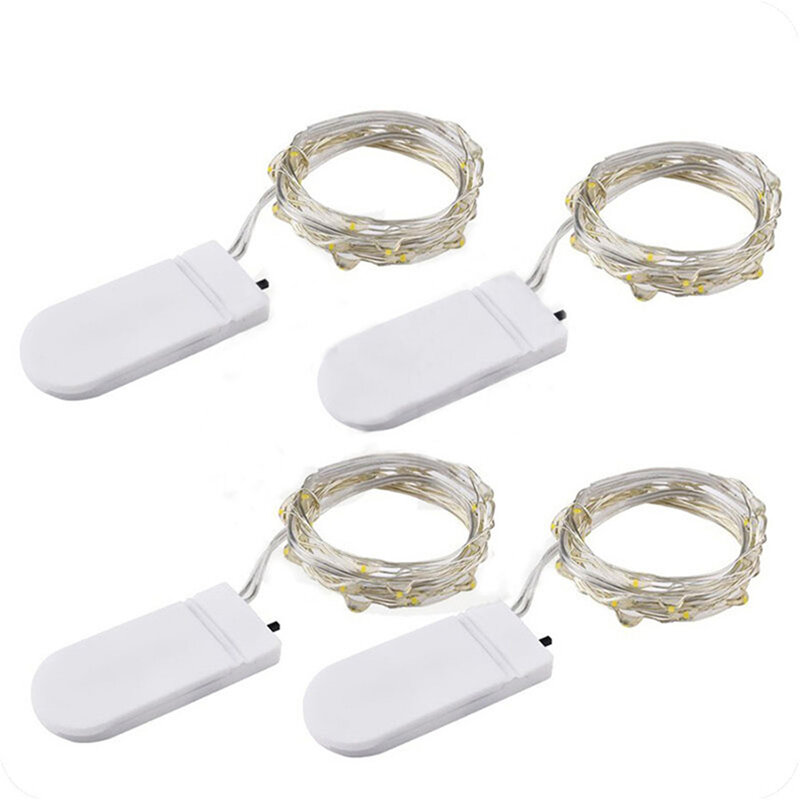 10pcs LED Fairy String Lights Battery Operated LED Copper Wire String Lights Outdoor Waterproof Bottle Light For Bedroom Decor
