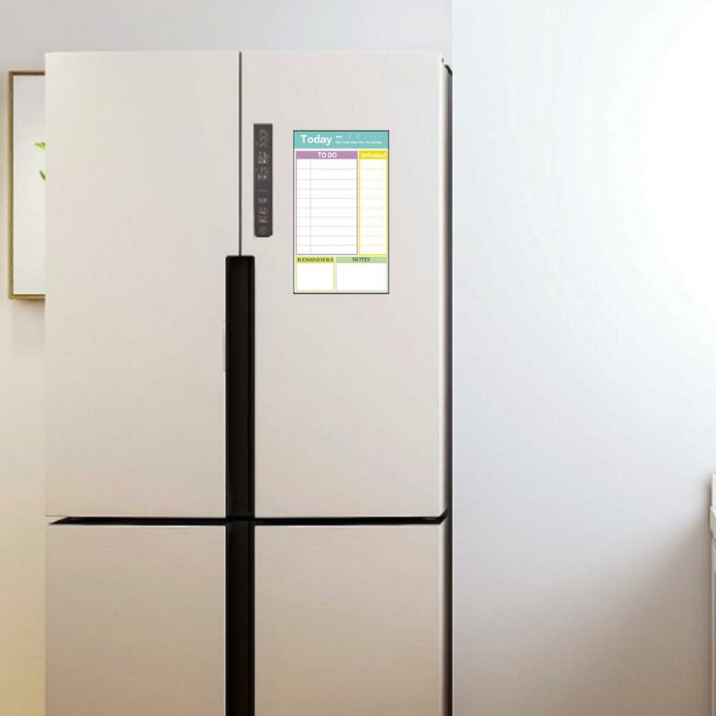 Autocollant de calendrier magnétique pour réfrigérateur, ensemble de tableau blanc de réfrigérateur, Kit de tableau d'affichage de messages en vogue