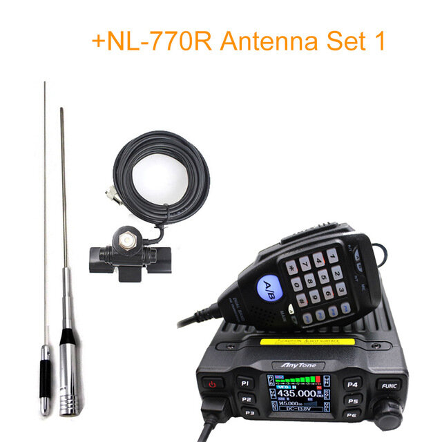 AnyTone-walkie-talkie de banda Dual, Radio Amateur de 25W, 2022-136 y 174-400 MHz, 480 canales, 200