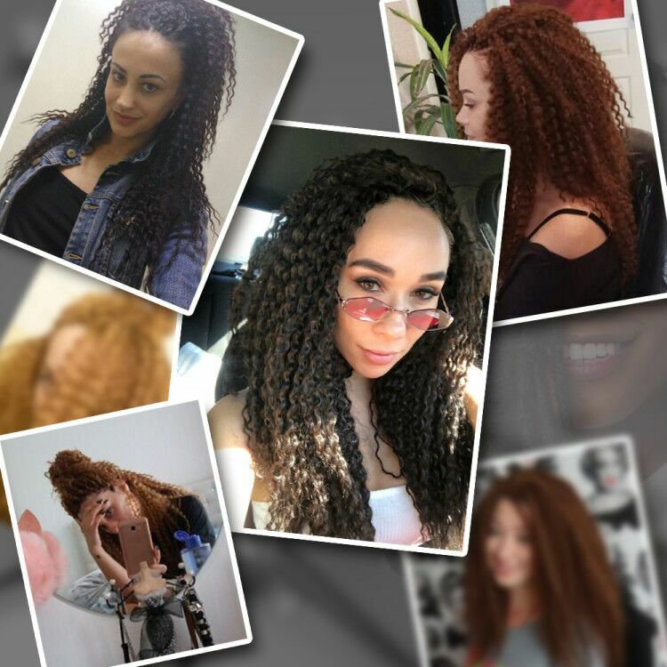 YXCHERISHAIR 18 zoll Häkeln Zöpfe Afro Verworrene Twist Synthetische Ombre Flechten Haar Extensions Schwarz Marly Haar