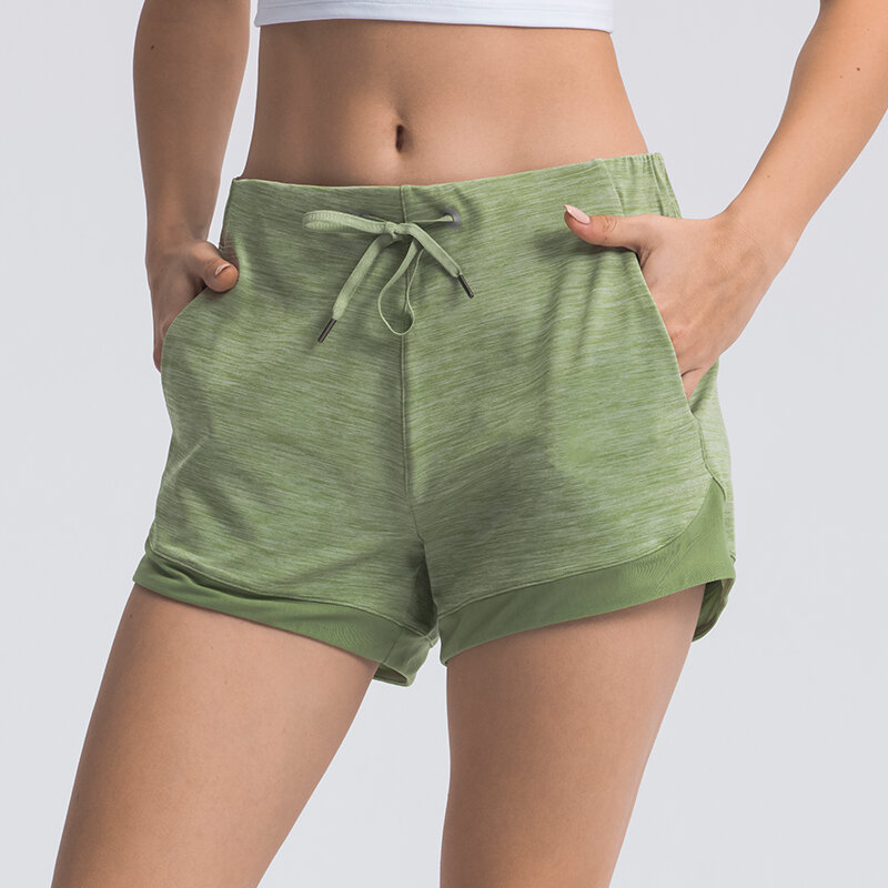 YOUNDBIO – Shorts de Yoga décontractés pour femmes, pantalons courts en Spandex, de haute qualité, pour course à pied, Fitness, Simple, mode Sport, été, 2021