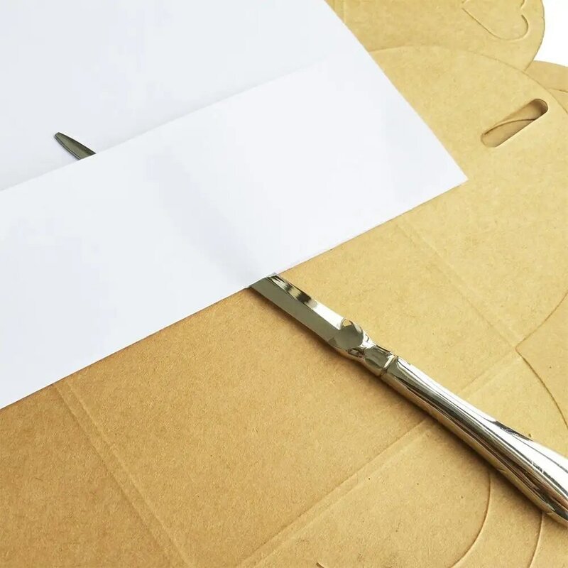 Letter Opener Dagger Notebook Slitter 23CM Metal Split File Envelope Opener A4 Paper Cutter Office School Supply Cutting Knife