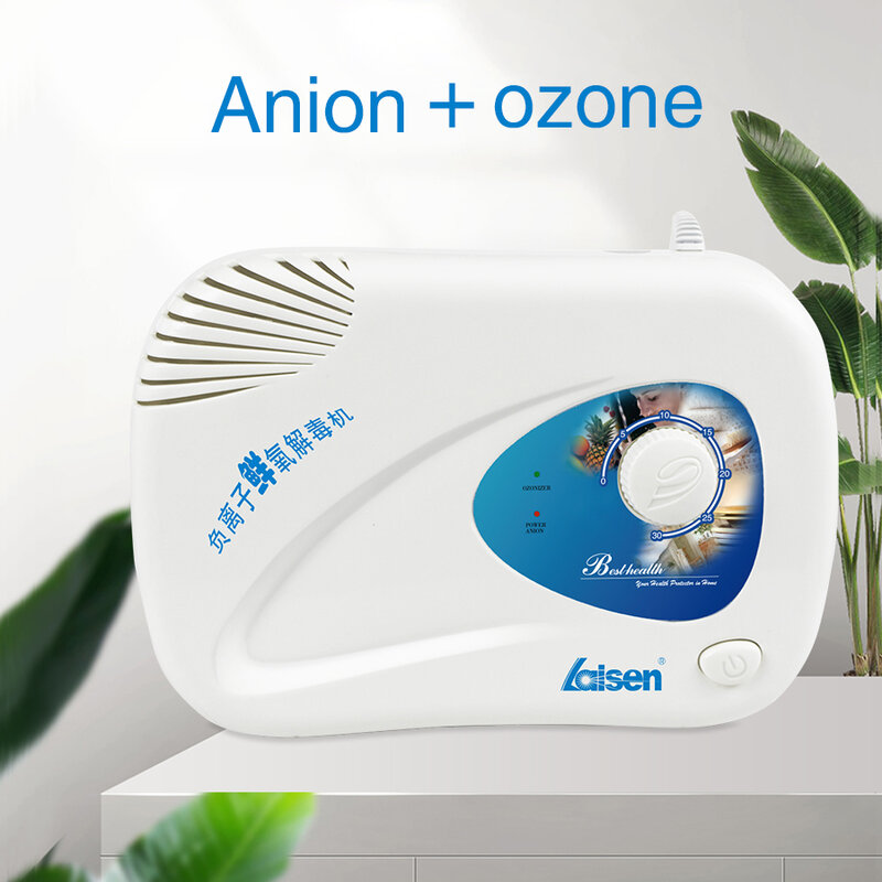 Alta qualidade 400 mg/h 220v gerador de ozônio ozonizador ionizador o3 temporizador purificadores ar óleo carne vegetal fresco purificar ar água