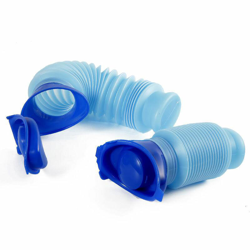Bottiglia di pipì retrattile per orinatoio portatile di emergenza femminile maschio lavabile per la bottiglia di orinatoio blu da 750ml della toilette dell'automobile di campeggio di viaggio