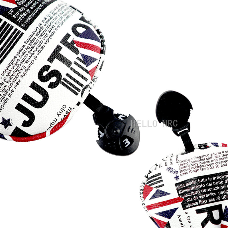 HELLO NRC Golf Headcovers  for #1 Driver #3 #5  #UTFairway Woods Clubs UK national flag Pattern