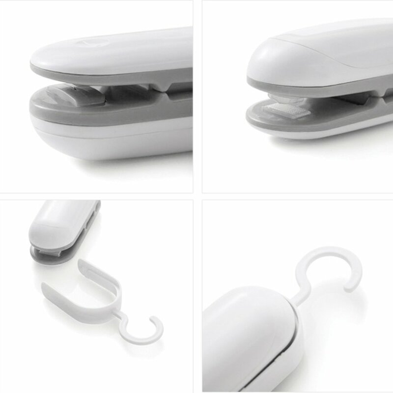 Mini Draagbare Voedsel Sealer Machine Handheld Voedsel Snacks Verpakking Vacuüm Plastic Zak Warmte Sluitmachine Sluiten Capper