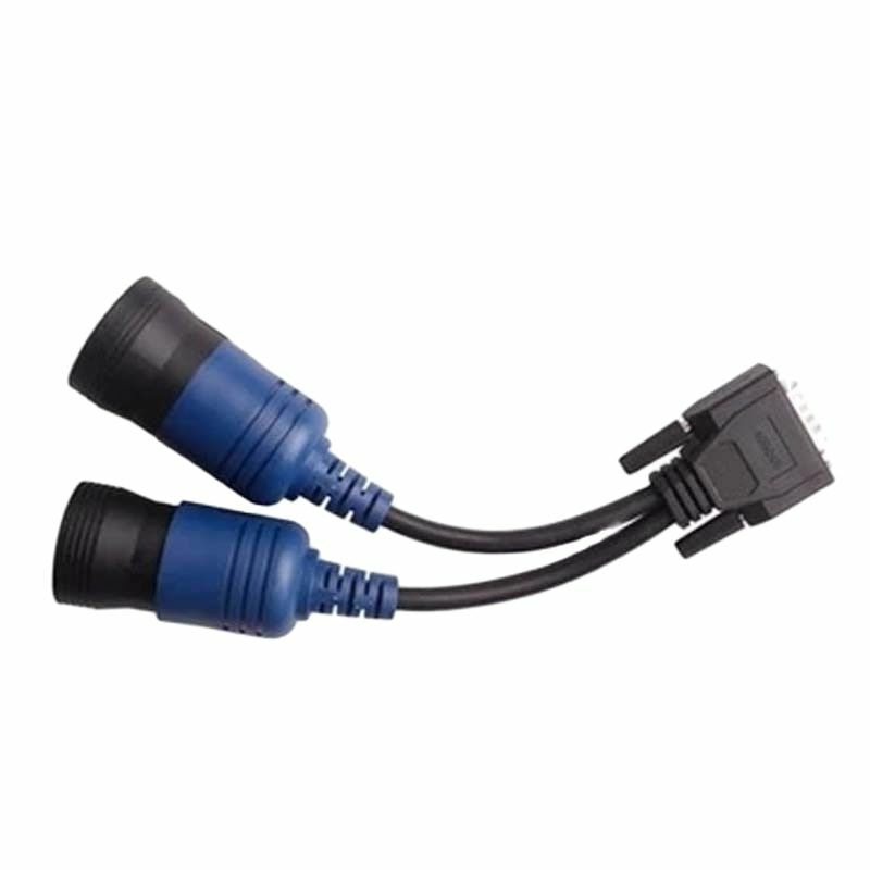 New PN 405048 6Pin and 9pin Y Deutsch Adapter for Nexiq USB Link 125032 Diesel Truck 6 Pin and 9 Pin To DB15 PIN Male Cable