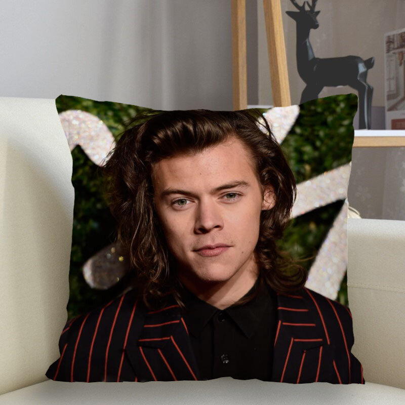 Musife-New-Khusus Harry-Style-Sarung Bantal Sofa Sarung Bantal Dekoratif Sarung Bantal Dekorasi Rumah Drop Shipping Grosir