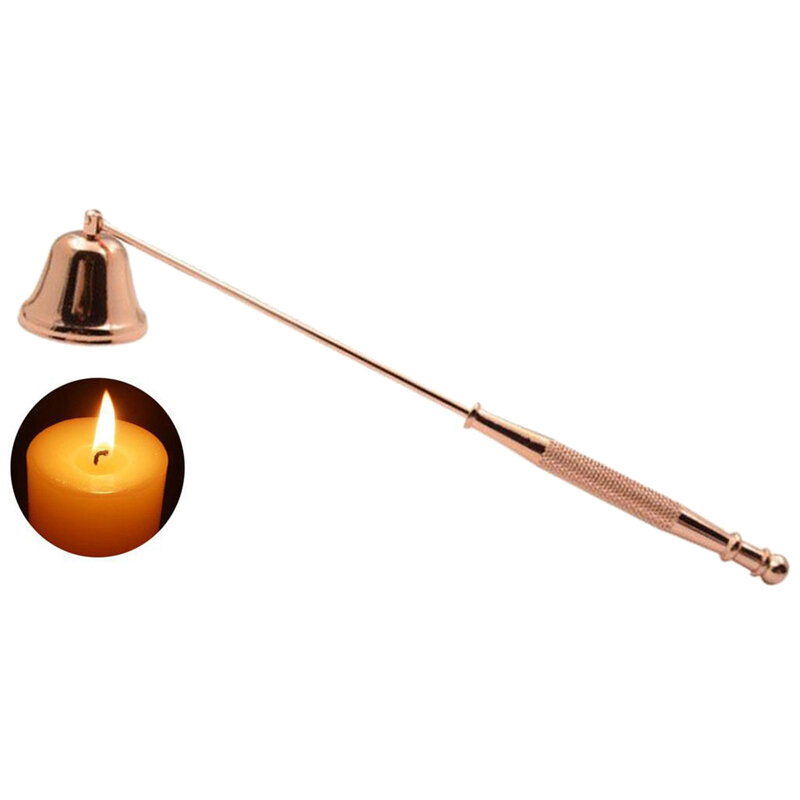 Candle Snuffer,Polished Stainless Steel Candle Extinguisher Snuffer,Long Handle