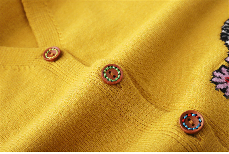 Lededazファッション女性のセーター 2020 秋冬カジュアルvネックニットカーディガン厚手のセーターのコート綿トップス