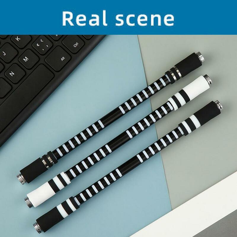 Luminous Pen 210mm Fingertip Pen Spinning Pen Rotating Gaming Anti-drop Ballpoint for Beginner Funny Pens Toy with Light Lamp