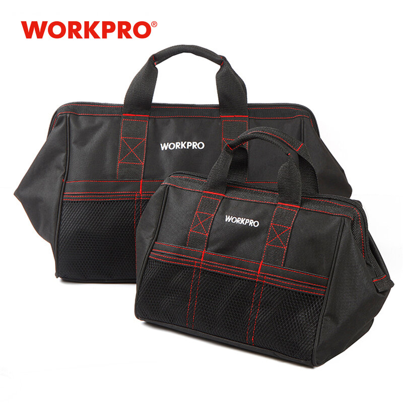 WORKPRO 2-Piece أداة حقيبة كومبو 13 "& 18" أدوات حقائب مقاوم للماء حقائب السفر حقائب قوي