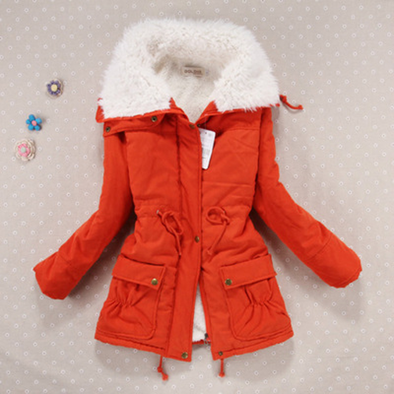Женское зимнее пальто ZOGAA, коллекция 2021 года, облегающая женская верхняя одежда, средней длины, стеганая куртка, толстая хлопковая стеганая ...