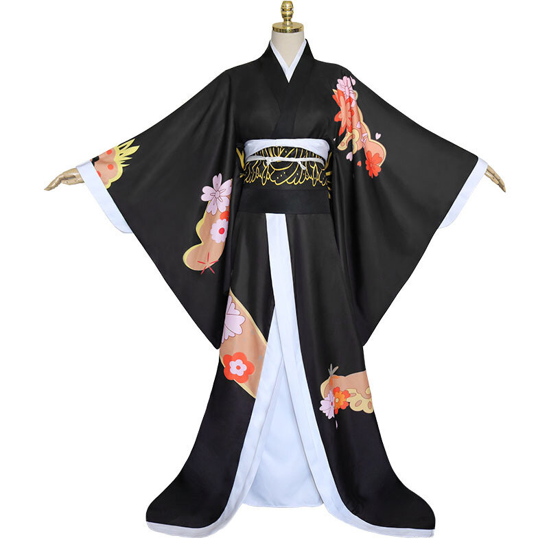 SHZQ аниме рассекающий демонов киметасу No Yaiba Mitsuri Kanroji Косплей Костюм Kisatsutai Сексуальное Женское кимоно Униформа Хэллоуин одежда