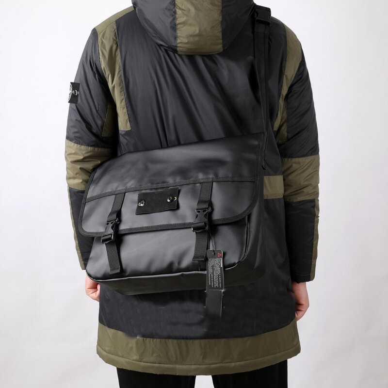 Новинка 2021, функциональная сумка-мессенджер на плечо, вместительная сумка для мужчин и женщин в том же стиле