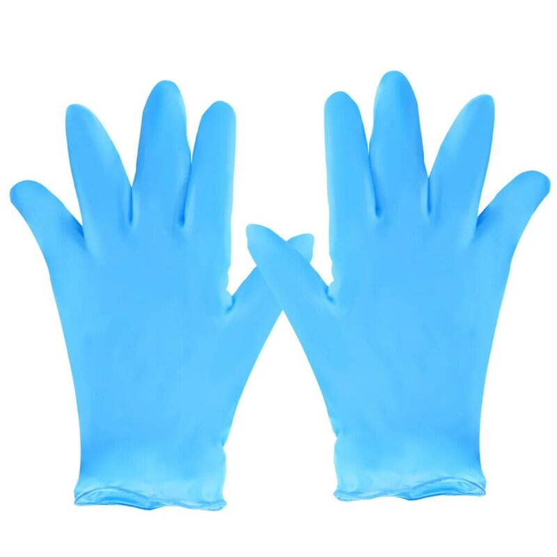 100pc Disposable Gloves Latex Dishwashing Kitchen Work Rubber Garden Gloves Universal For Left And Right Hand