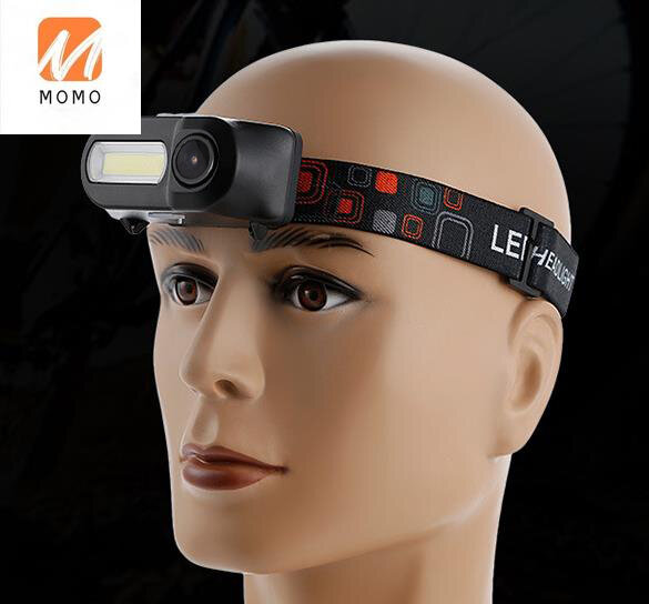 Hd108op wifi wearable cabeça câmera lanterna + função de vídeo ipx4 à prova dwaterproof água esporte ação câmera construir em 16g memória