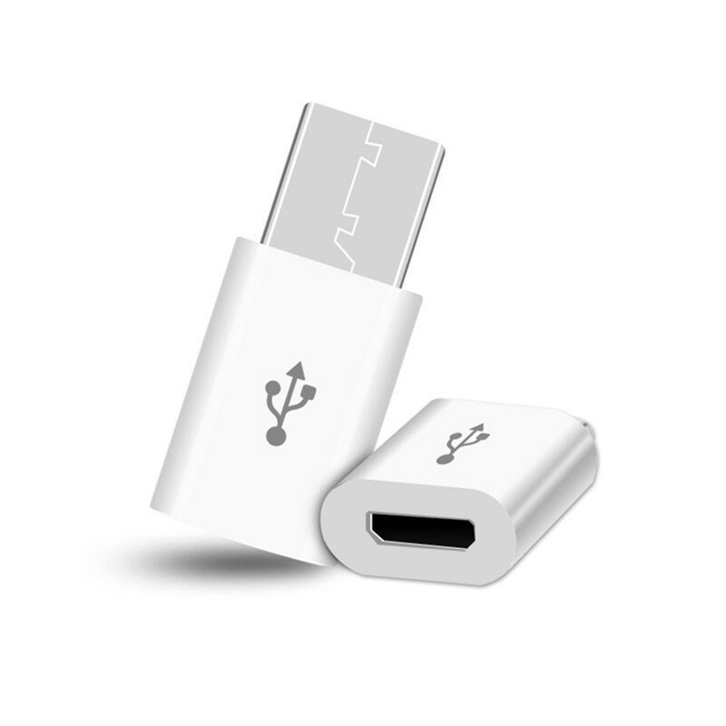 5PCS โทรศัพท์มือถืออะแดปเตอร์ Micro USB ไปยัง USB C Adapter Microusb สำหรับ Xiaomi Huawei Samsung Galaxy อะแดปเตอร์ USB 3.1ประเภท C