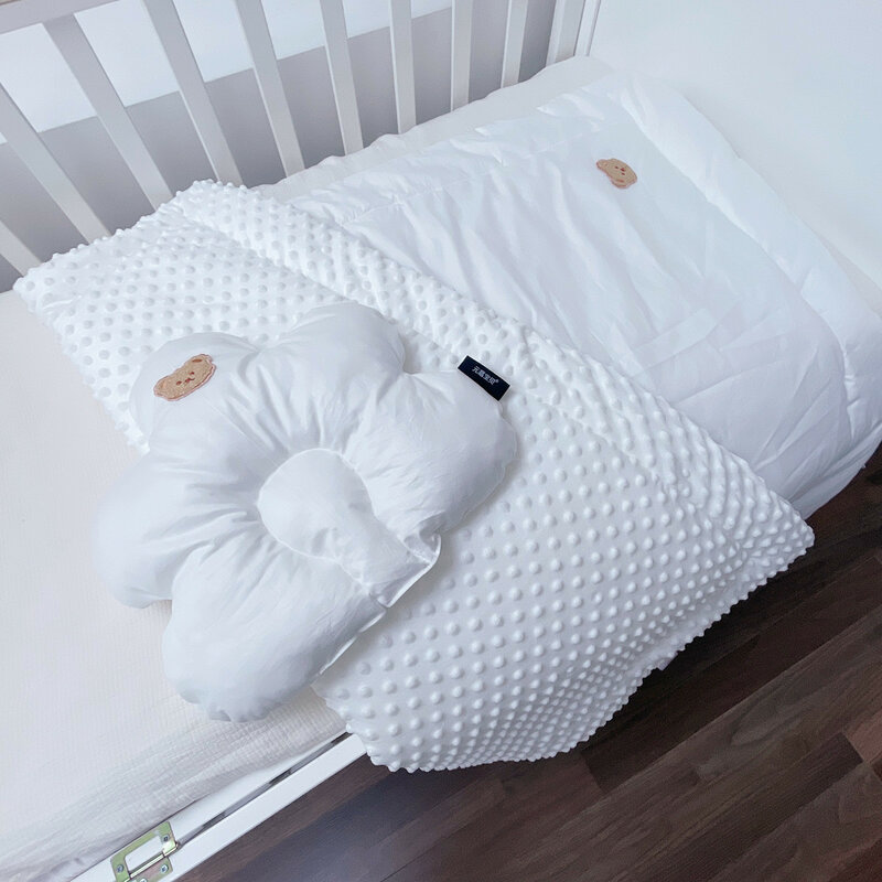 Dos desenhos animados do bebê crianças algodão travesseiro anti rolo dormir travesseiro pescoço cabeça do bebê travesseiro multifuncional dropship