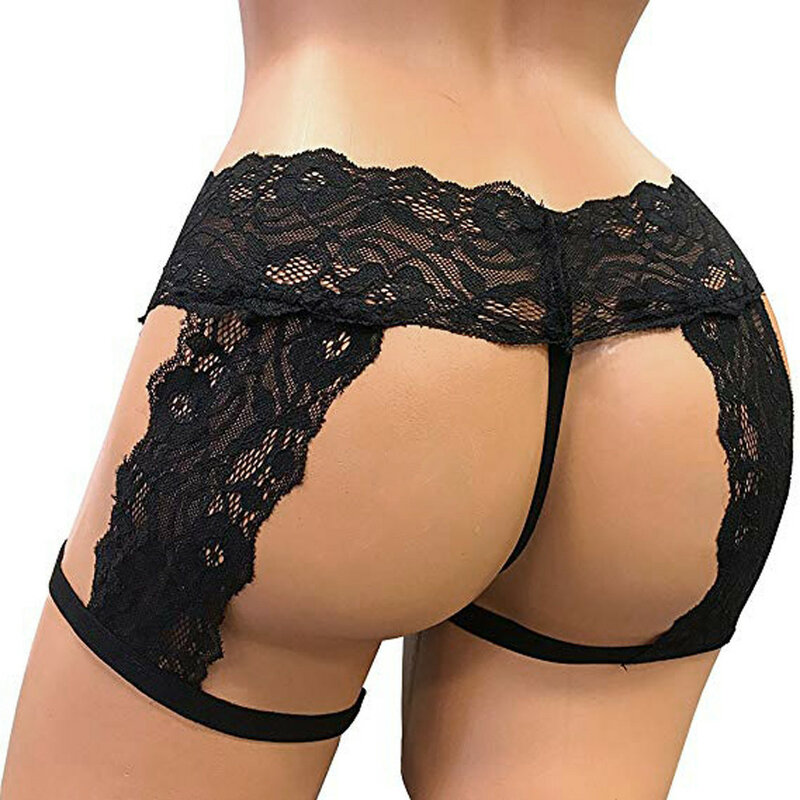 S-3XL homme Dentelle Sexy Sous-Vêtements Grande Taille Sexy Lingerie Porno Creux String Strings Masculins Gay Culotte Respirante Sissy Sexe Slips
