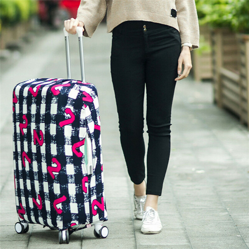旅行荷物スーツケース保護カバートロリーケース旅行荷物ダストカバー旅行アクセサリー適用 (カバーのみ)