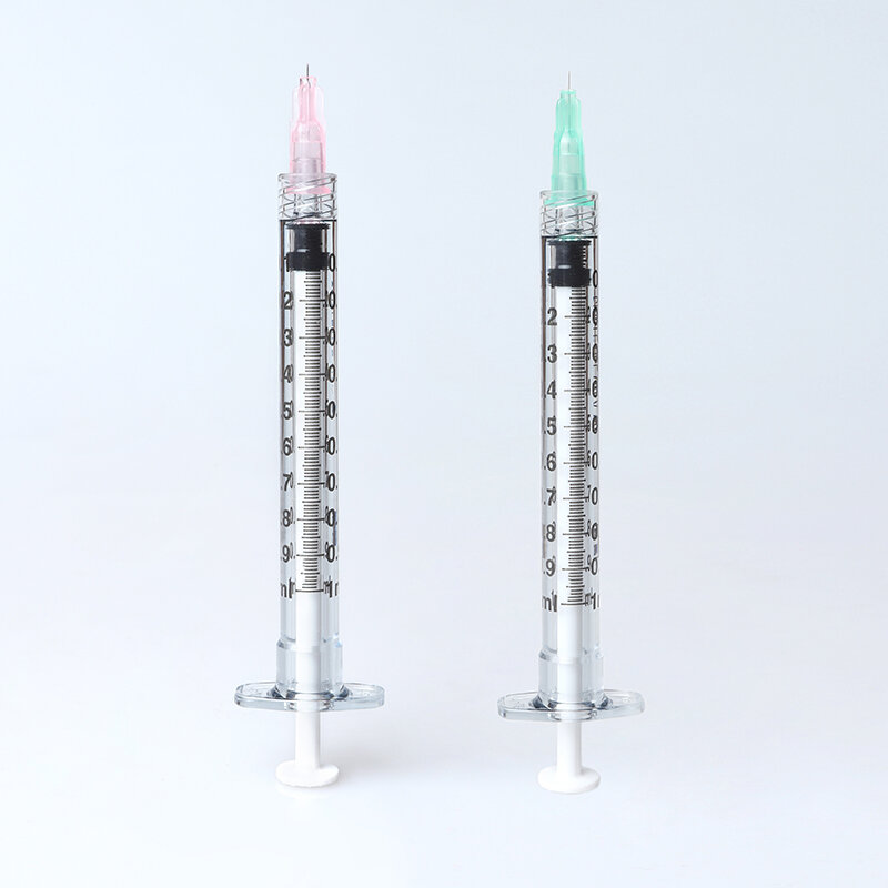 Agulha esterilizada descartável para injeção, agulha triplo de 34g, 1.5mm, 2.5mm com 10 peças