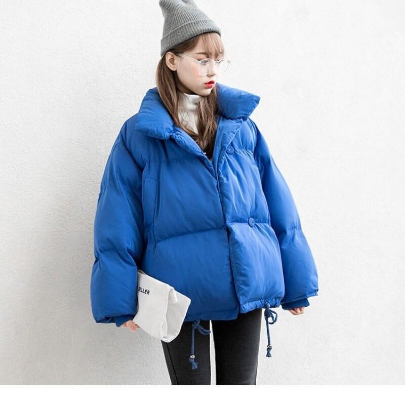 2021ผู้หญิงฤดูหนาวลงเสื้อฤดูหนาวลงเสื้อฝ้ายผู้หญิงใหม่เบาะ Super ขนาด Instagram