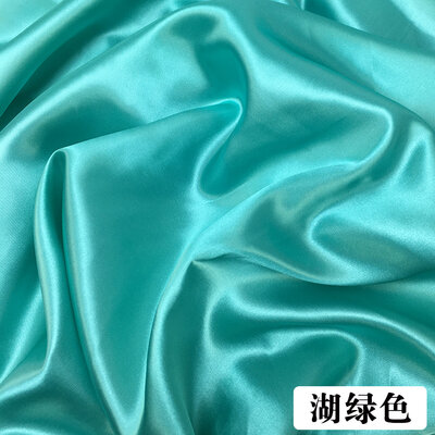 Satin fabric silk soft spandex satin fabric for sewing vintage flowers imitate silk material elastic stretch satin fabric