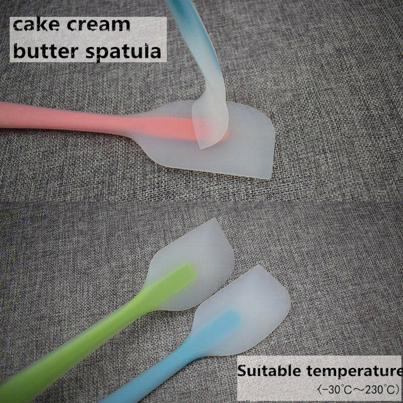 HEARTMOVE New Cake Cream Butter Spatula Butter Mixer Cake Brush Mixing Batter Scraper Silicone Pastry Spatula Baking Pastry Tool