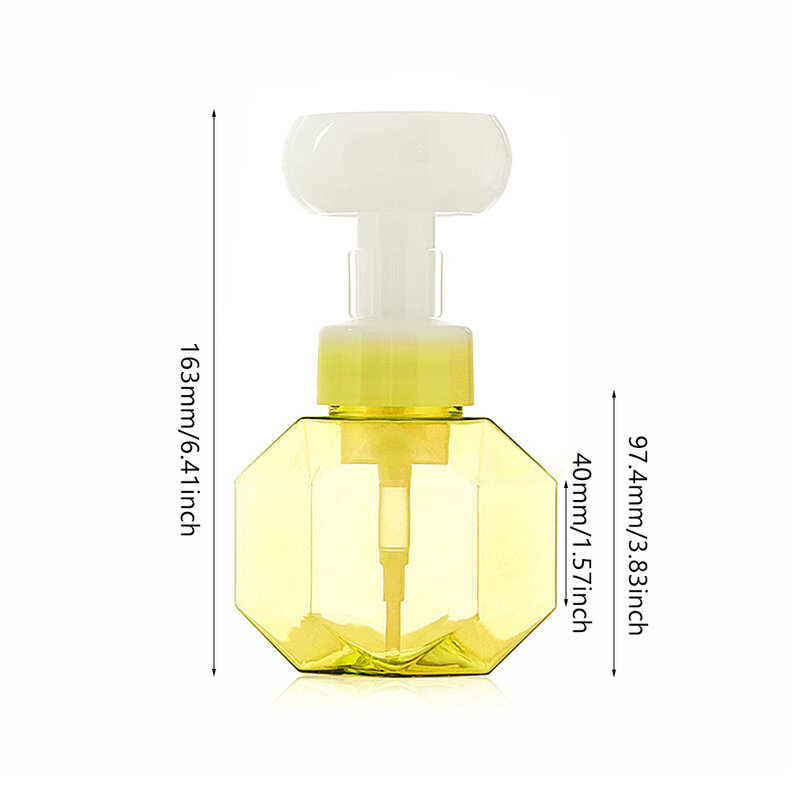 Flower-shaped Soap Dispenser Refillable Creatives Soap Containers Bubble Bottles For Facial Cleanser Lotion Shampoo @ls