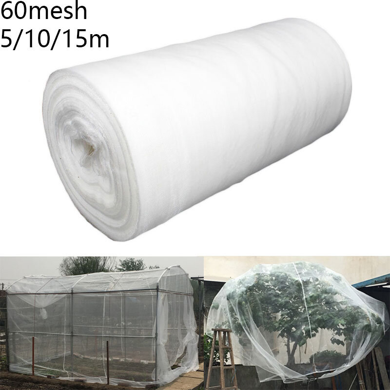 Rete protettiva per serra 60 maglie frutta verdura copertura per la cura rete per insetti copertura per piante rete da giardino rete per il controllo dei parassiti