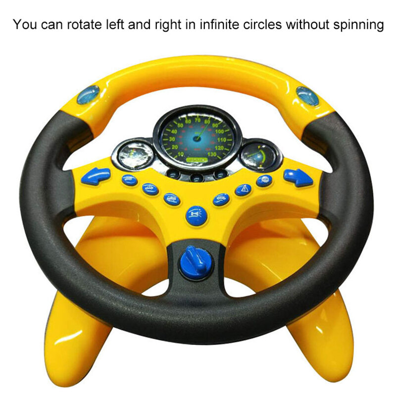 Kids Eletric Simulatie Pretend Rijden Auto Stuurwiel Om Een Driver Speelhuis Gamevocal Educatief Speelgoed Voor Kinderen Gift