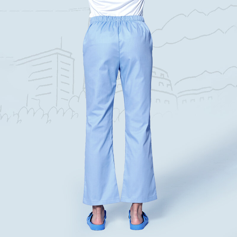 Calça feminina estilo cargo, calça básica de cintura alta, shorts retos, com cordão, metade elástica, frpt1944