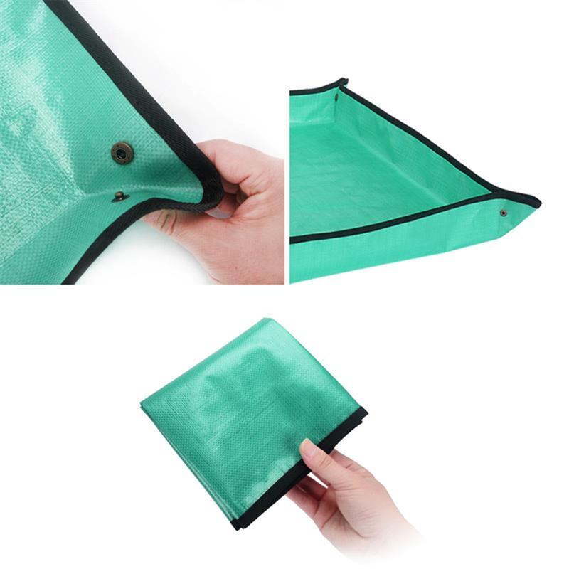 Waterproof Gardening Planting Opretaion Mat Foldable Transplanting Flower Pot Pad PE Coating Home Garden Supplies Dropping