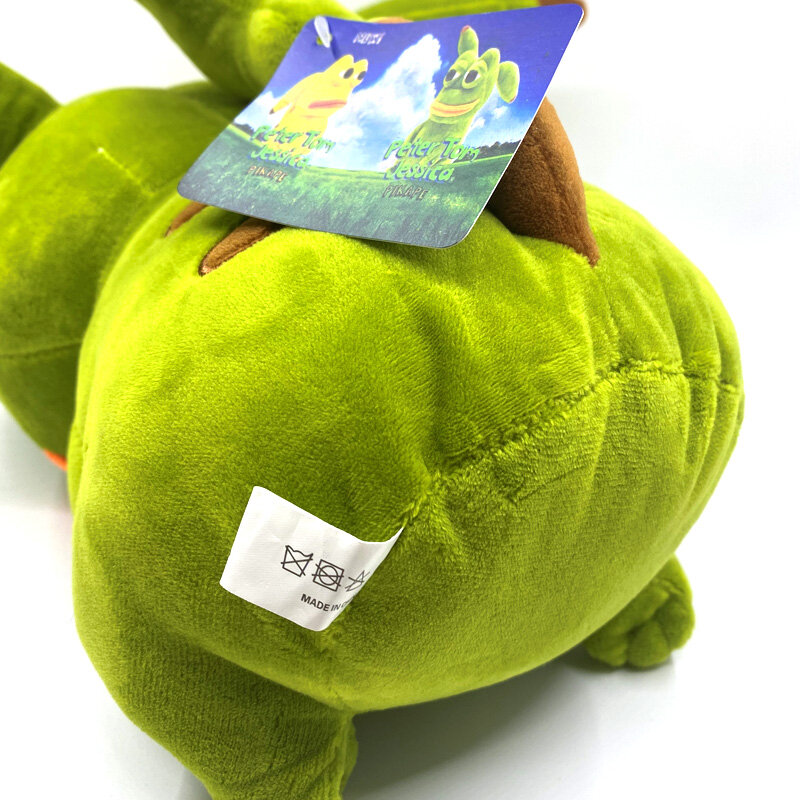 Dropping 23cm Forg Plüsch Spielzeug Grün Gelb Frosch Tier Plüsch Puppe Spielzeug für Kinder