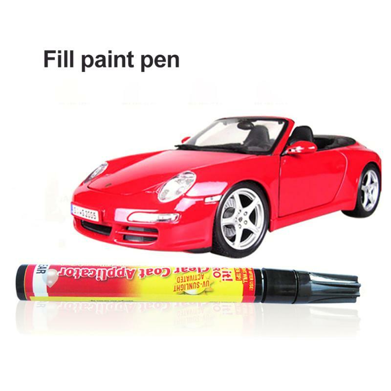 Gran oferta de marcador de pintura de coche, aplicación de capa transparente para producto de reparación de rayaduras de coche, sellador de relleno activado claro