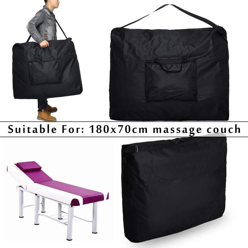 Sac de transport pliable pour lit de Table de Massage, sac à dos de rangement robuste en tissu Oxford imperméable pour lit de beauté 94x73x18cm 180x70cm