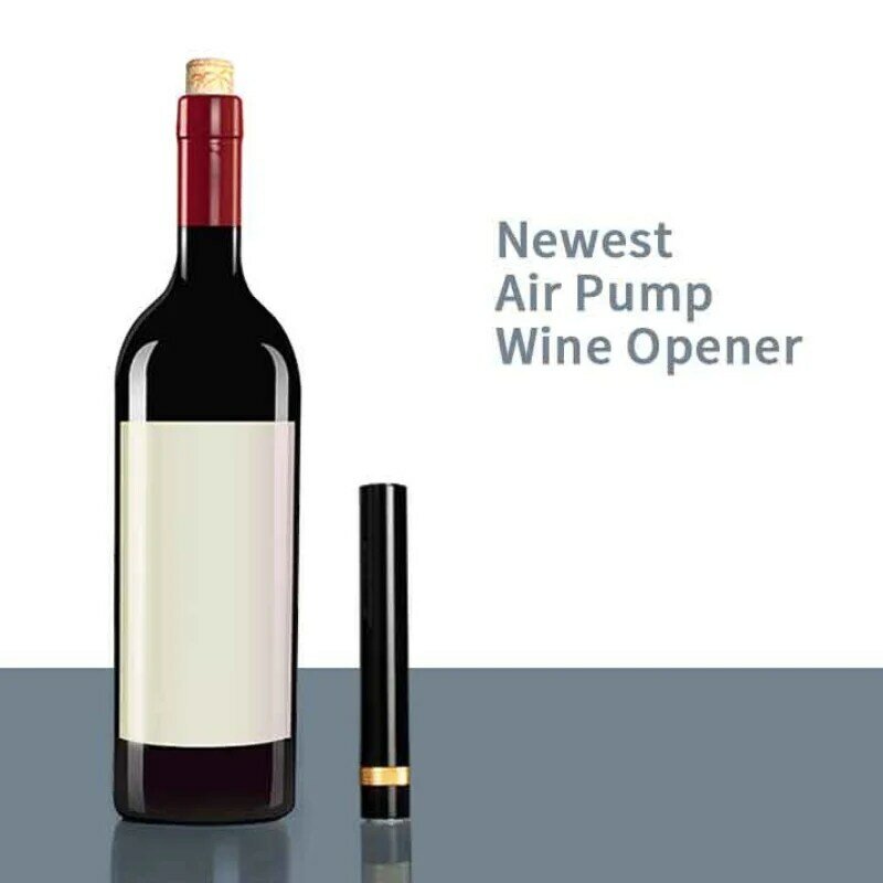 Air Pump Wine Bottle Opener Safe Portable Stainless Steel Pin Jar Cork Remover Air Pressure Wine Corkscrew Bar Wine Accessories