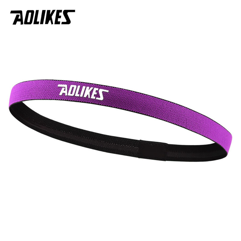 AOLIKES-banda elástica de nailon para el sudor para hombre y mujer, banda antideslizante para el pelo, Yoga, correr, Fitness, 1 unidad