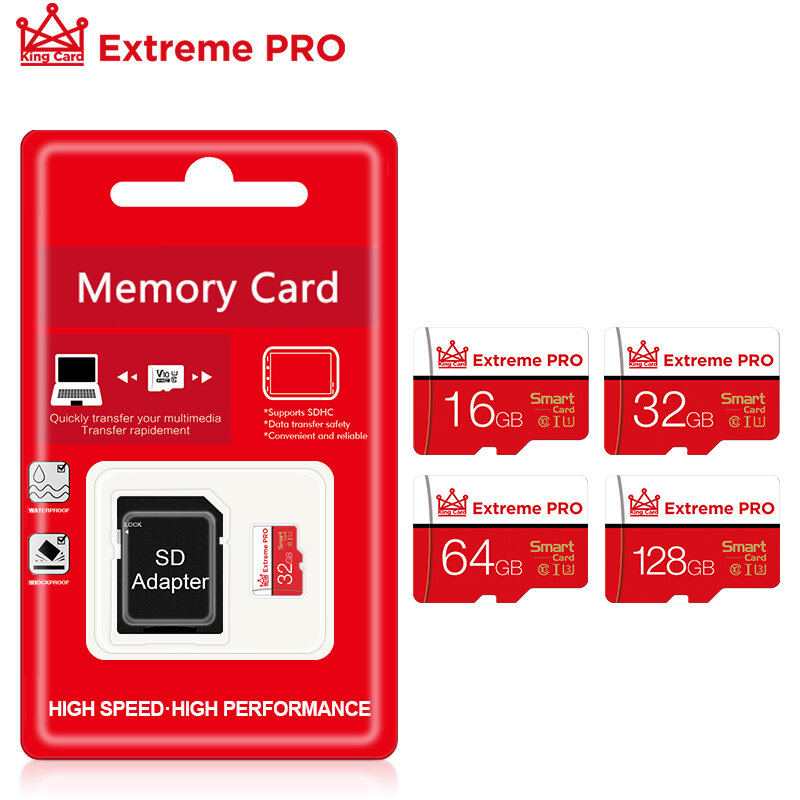 Tarjeta de memoria Micro SD Card 32 GB 8GB/16GB/64GB 128GB TF card CLASS 10 Memory Card Microsd Mini SD Card carte memory