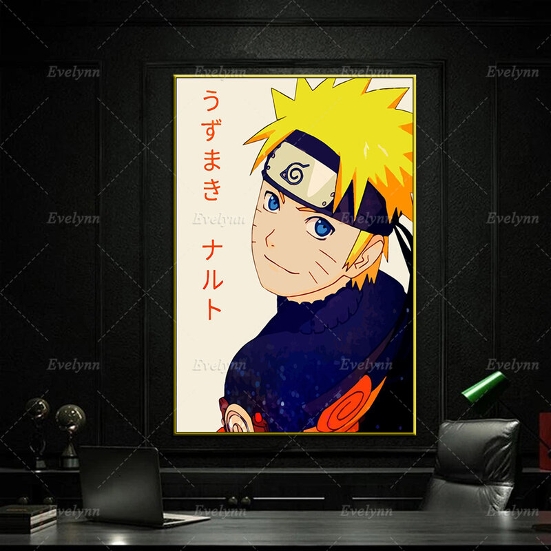 Naruto Japanese Anime Canvas Posters Nordic Home Bedroom Decor Painting Print Wall Art Picture Modern Living Room Cuadros Gifts