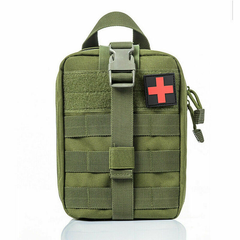 First Aid Medical Emergency Kit Carry Bag Pouch Camping Car Home Survival Molle Rip Away EMT Medic IFAK First Aid Kit Bag