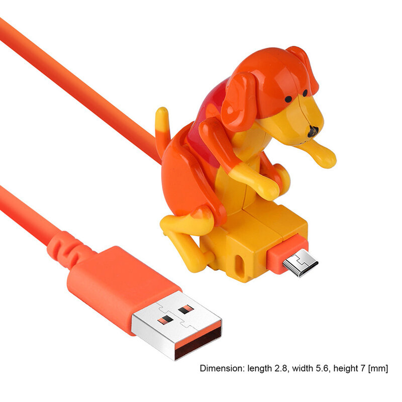 Grappige Humping Dog Fast Charger Cable Laadkabel Leuke Snelle Opladen Data Cable For iPhone Android Smartphone Charger Line