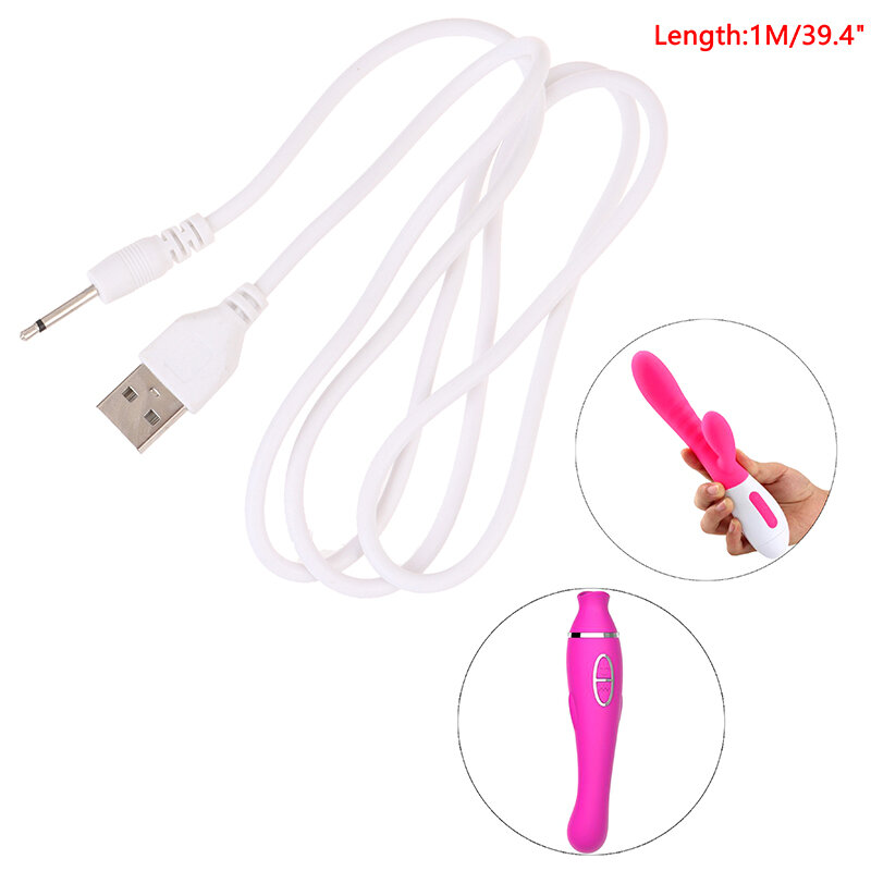 Cable de carga USB para juguetes de adultos, Cable vibrador, productos sexuales, cargador de energía Usb, suministro para juguetes recargables, 1 unidad