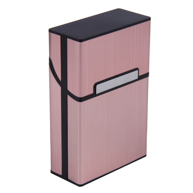 2019 casa uso alumínio leve caixa de cigarro charuto porta tabaco caixa de bolso recipiente de armazenamento 6 cores de desconto