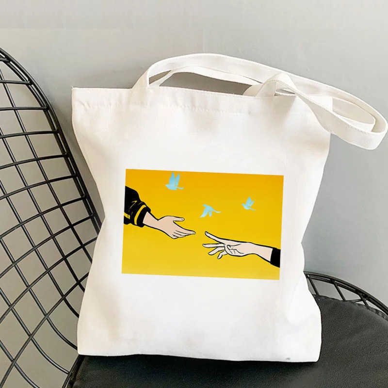 الموز الأسماك حقيبة تسوق bolsas دي تيلا بولسو قابلة لإعادة الاستخدام المتسوق بولسا حقيبة قماش قنب ecobag reciclaje انتزاع